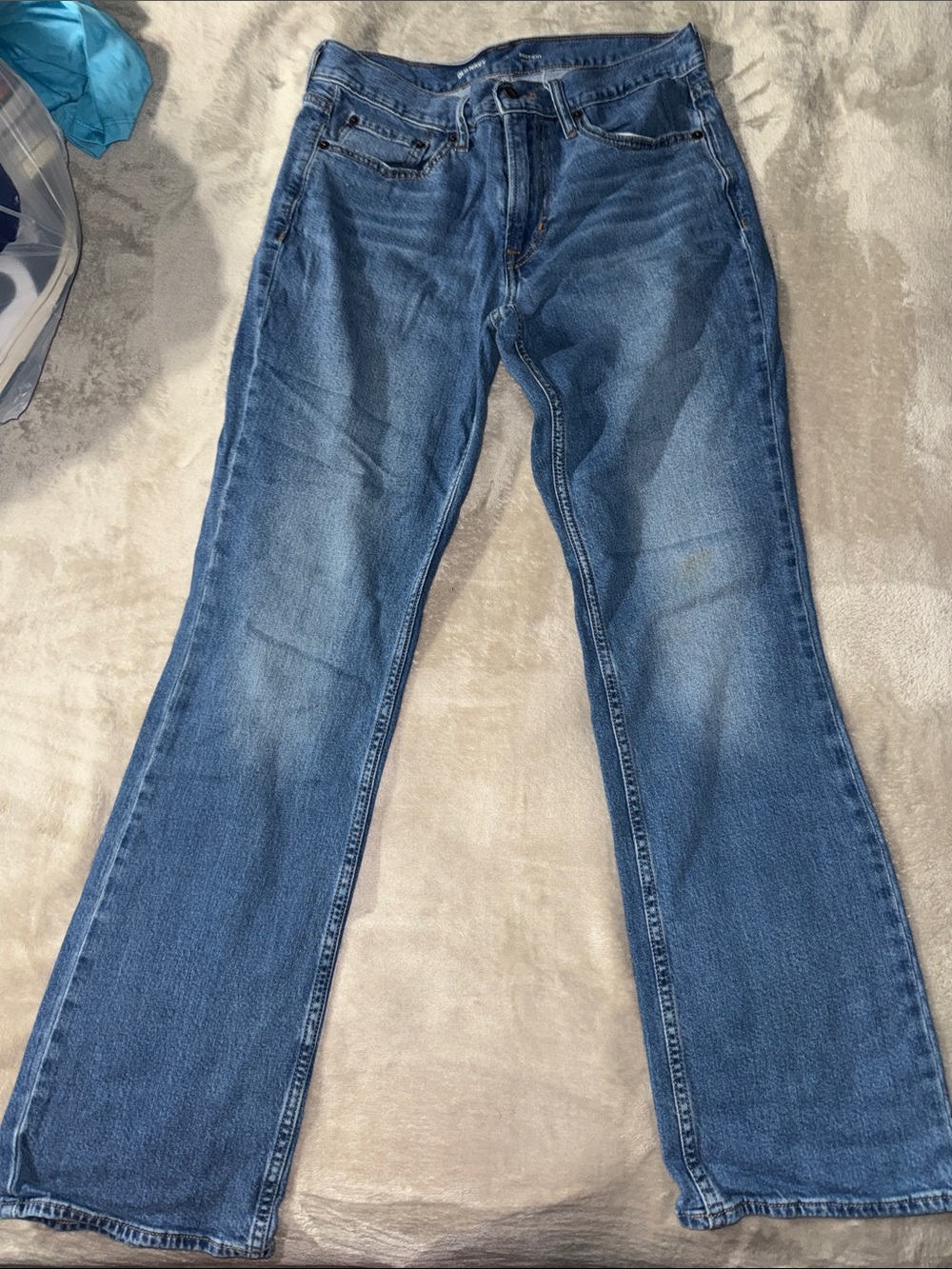 Old Navy Men's Medium Blue Bootcut Jeans